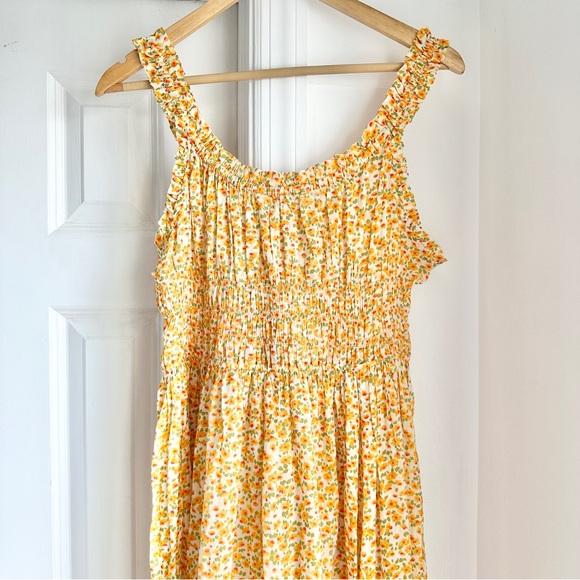 NWT Doen Emmaretta Dress in Clementine Daisy Fields - Picture 8 of 10